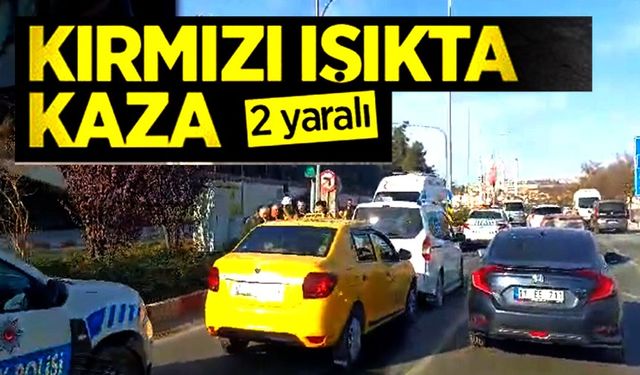 BİLECİK'TE MEYDANA GELEN TRAFİK KAZASINDA 2 KİŞİ YARALANDI