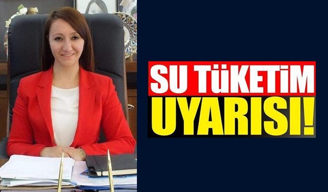 BAŞKAN TEKİN, HALKA SU TASARRUFU UYARISINDA BULUNDU