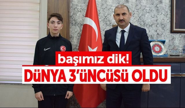 BİLECİKLİ SPORCU DÜNYA 3.'ÜNCÜSÜ OLDU