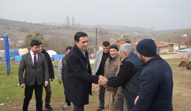 KAYMAKAM TUNCER, KÖY SAKİNLERİNİN SORUNLARINI DİNLEDİ