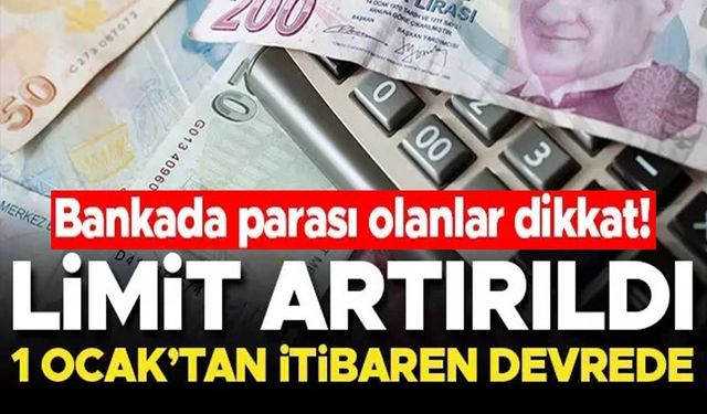 BANKADA PARASI OLANLAR DİKKAT!