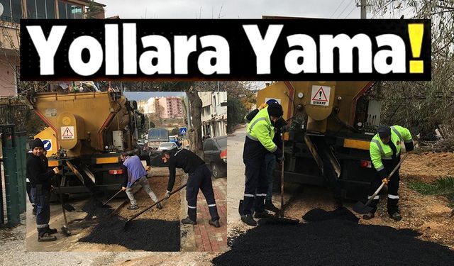 YÜZLERCE NOKTADA ASFALT YAMA ÇALIŞMASI YAPILDI