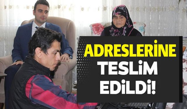 YÜZLERCE VATANDAŞIN KİMLİKLERİ ADRESLERİNDE TESLİM EDİLDİ