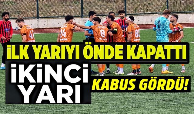 VİTRASPOR İLK YARIYA ÖNDE GİRDİĞİ MAÇI YEDİĞİ 4 GOLLE KAYBETTİ