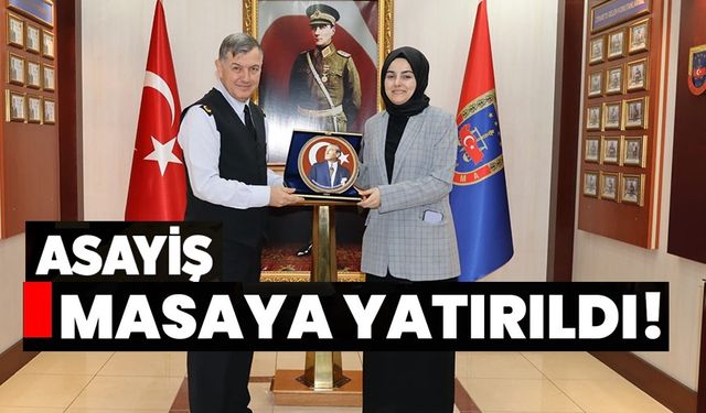 GÖLPAZARI'NIN ASAYİŞ KONULARI MASAYA YATIRILDI