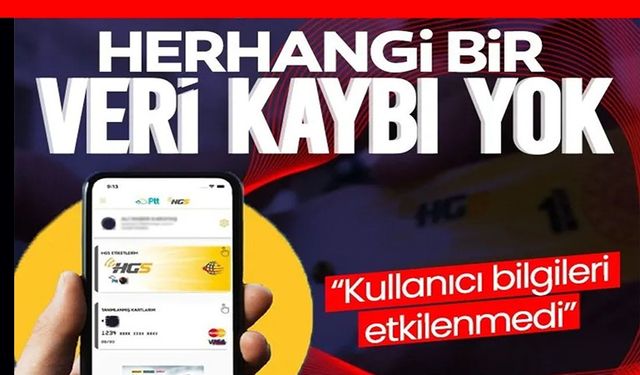 HERHANGİ BİR VERİ KAYBI YOK