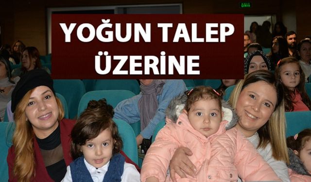 YOĞUN İLGİ VE TALEP ÜZERİNE 2 KEZ SAHNELENDİ