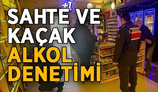 BİLECİK'TE SAHTE ALKOL DENETİMİ YAPILDI