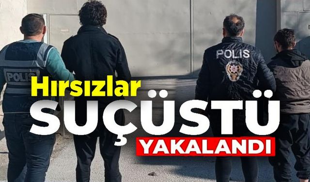 BEYAZ EŞYA HIRSIZLARI SUÇÜSTÜ YAKALANDI