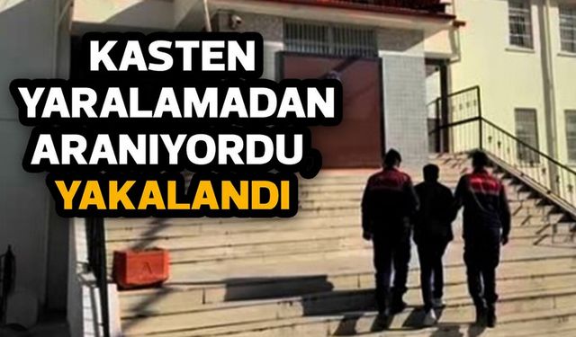 KASTEN ADAM YARALAMADAN ARANIYORDU YAKALANDI