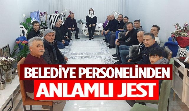 GEÇİRDİĞİ AMELİYAT SONRASI BAŞKAN TEKİN'E PERSONELDEN SÜRPRİZ