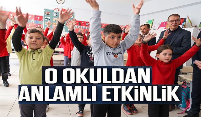 SÖĞÜT'TEKİ ÖĞRENCİLERLE ANLAMLI ETKİNLİK