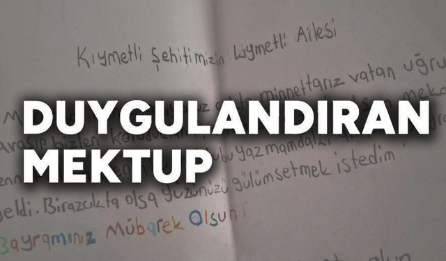 DUYGULANDIRAN MEKTUP