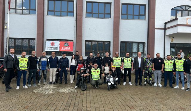 OSMANELİ'DE MOTOSİKLET SÜRÜCÜLERİNE EĞİTİM VERİLDİ