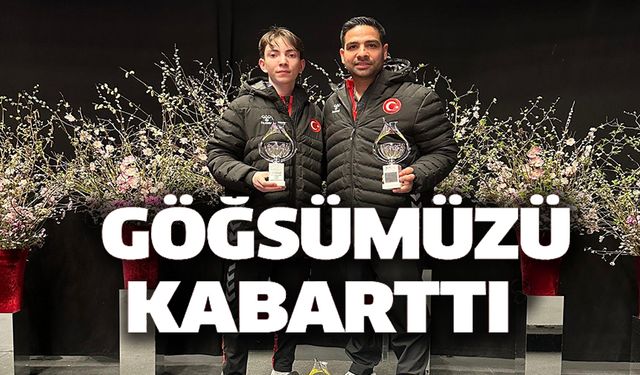 BİLECİKLİ SPORCU ALTUĞ GESGE'DEN AVRUPA İKİNCİLİĞİ