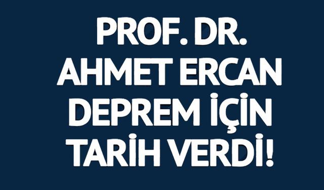 BÜYÜK DEPREM İÇİN EN AZ....