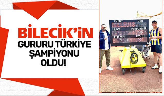 ABDULKERİM AKDAŞ TÜRKİYE ŞAMPİYONU OLDU