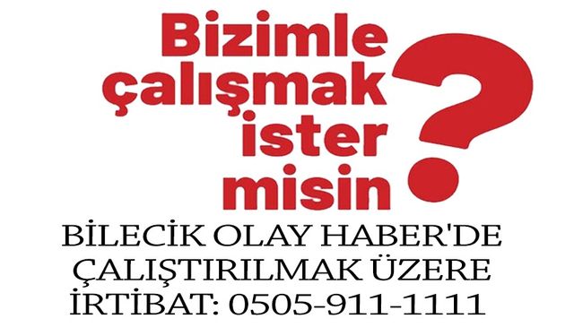 BİZİMLE ÇALIŞMAK İSTER MİSİN?
