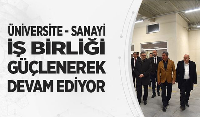 BŞEÜ İLE SANAYİ İŞBİRLİĞİ ARASINDA ÖNEMLİ PROJELER GÖRÜŞÜLDÜ