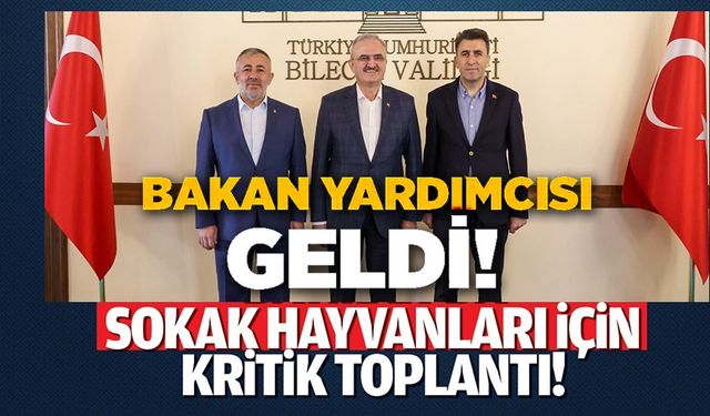 İÇİŞLERİ BAKAN YARDIMCISI MÜNİR KARALOĞLU, BİLECİK'E GELDİ