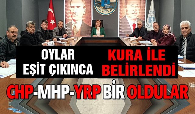 ENCÜMEN ÜYELERİ KUR'A ATIŞIYLA SEÇİLDİ