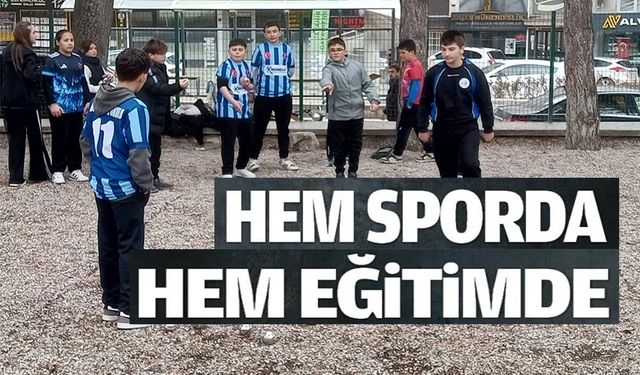 HEM SPORDA HEM OKULDA BAŞARI