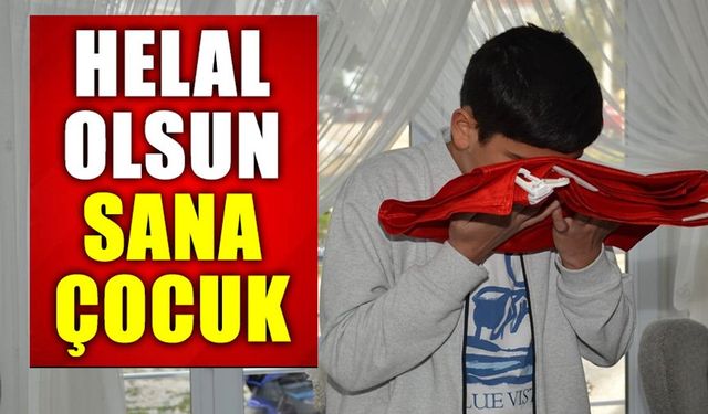 BAYRAK SEVDALISI KAHRAMANI ÇOCUĞA ZİYARET