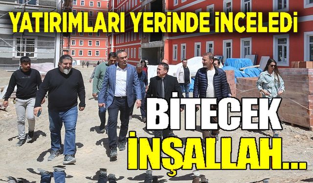 DAİRE BAŞKANI KABLAN, BİLECİK'TE DEVAM EDEN GENÇLİK VE SPOR YATIRIMLARINI İNCELEDİ