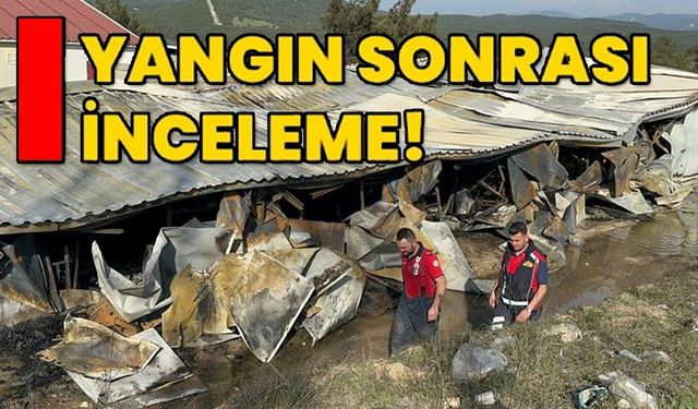 BAŞKAN TORUN, YANGIN SONRASI İNCELEME YAPTI