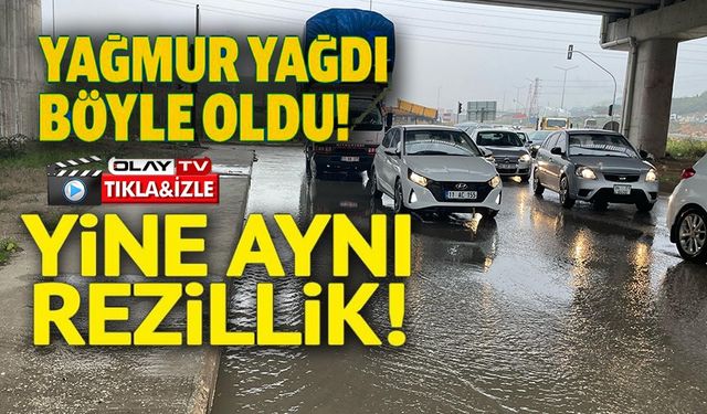 BİLECİK'TE ANİDEN BASTIRAN YAĞMUR