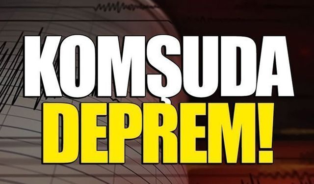 4.5 BÜYÜKLÜĞÜNDE DEPREM
