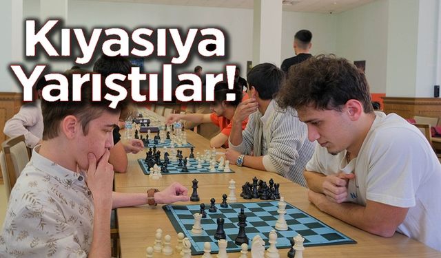 SATRANÇ TURNUVASI KARŞILAŞMALARDA RENKLİ ANLARA SAHNE OLDU