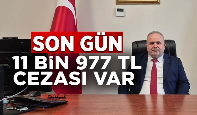 SANAYİ SİCİL İŞLETMELERİNDE SON GÜN BUGÜN