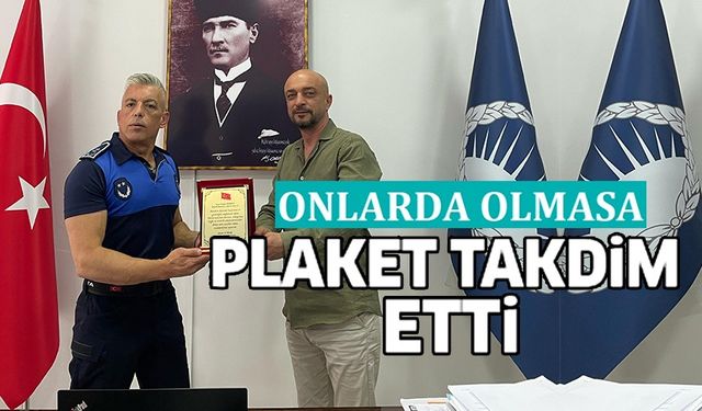 BİLECİK'TE BAŞARILI OPERASYONLARA İMZA ATAN ZABITALARA PLAKET VERDİ