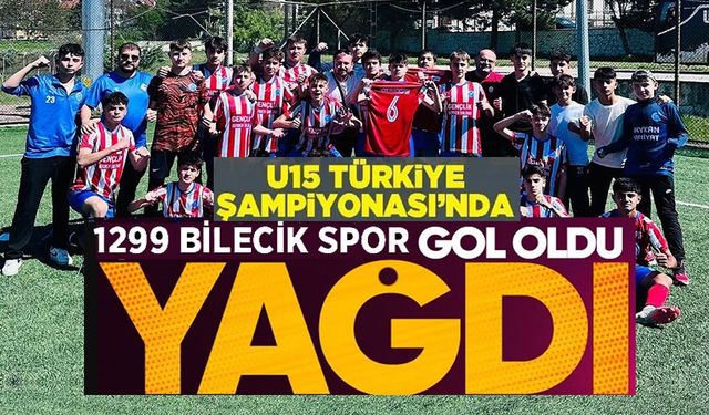 1299 BİLECİK SPOR, UŞAK BÖLMESPOR'A GOL OLDU YAĞDI