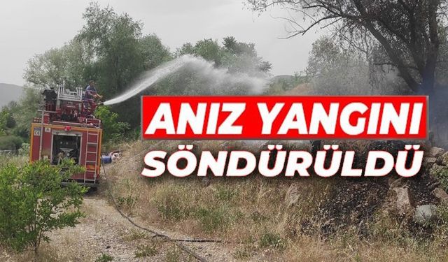 ANIZ YANGINI SÖNDÜRÜLDÜ