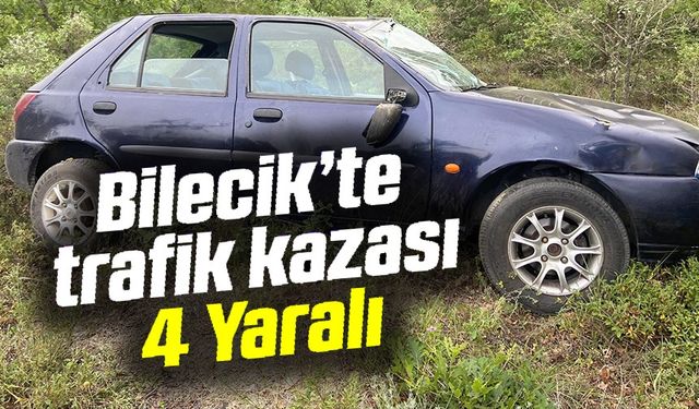 MEYDANA GELEN TRAFİK KAZASINDA 4 KİŞİ YARALANDI