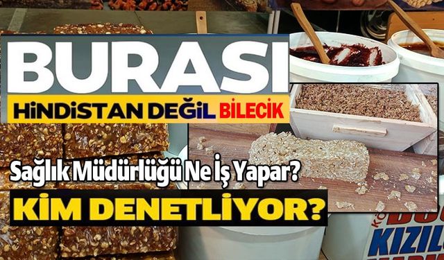 BİLECİK'TE DÜZENLENEN FESTİVALDE AÇIKTA SATILAN ÜRÜNLERE TEPKİ