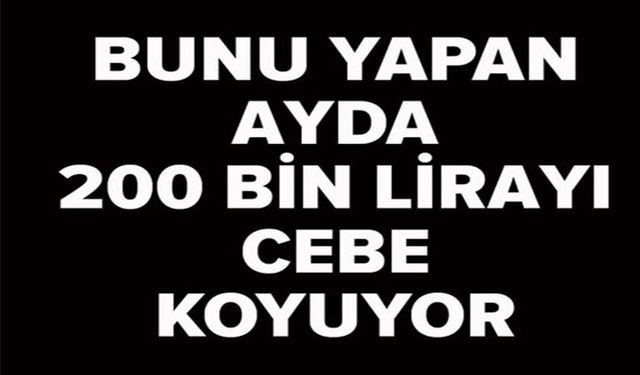 AYDA 200 BİN CEPTE