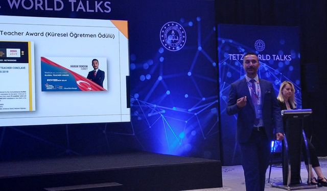 TÜRKİYE EĞİTİM TEKNOLOJİLERİ ZİRVESİ'NDE SUNUM YAPTI