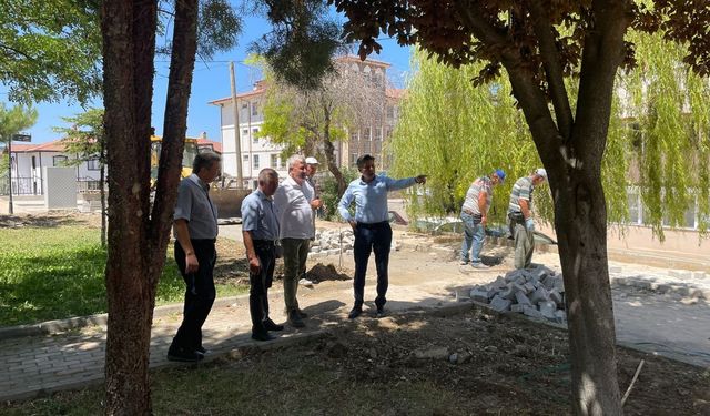 İSMAİL ÇETİN PARKI YENİLENİYOR