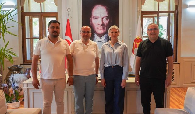 BAŞKAN SUBAŞI, BURDUR HEYETİNİ MAKAMINDA AĞIRLADI