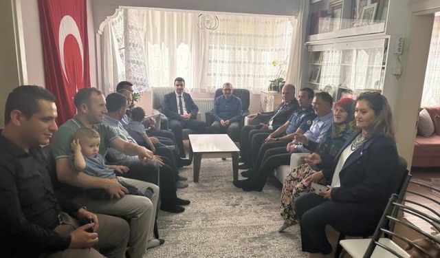 ŞEHİT AİLELERİNE ANLAMLI ZİYARET