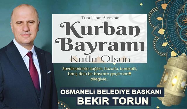 BAŞKAN BEKİR TORUN, VATANDAŞLARIN KURBAN BAYRAMI’NI KUTLADI