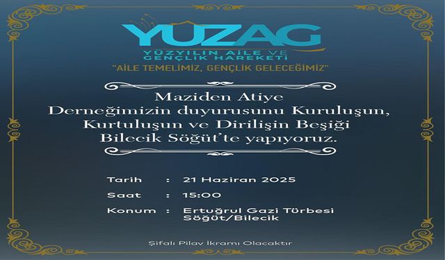“YÜZYILIN AİLE VE GENÇLİK HAREKETİ” SÖĞÜT’TEN YÜKSELİYOR