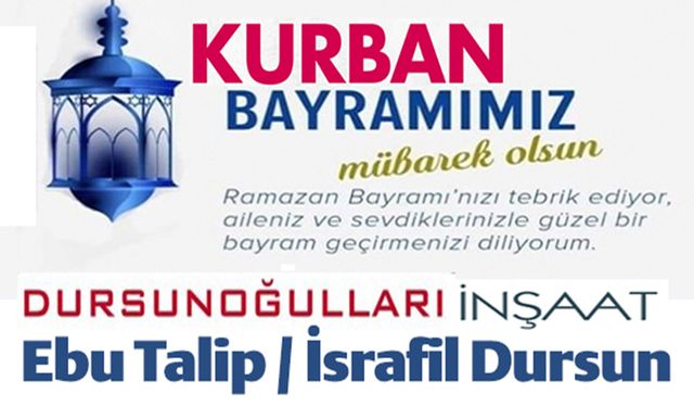 DURSUNOĞULLARI İNŞAAT, VATANDAŞLARIN KURBAN BAYRAMI’NI KUTLADI