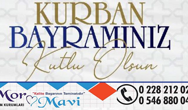 MOR VE MAVİ, VATANDAŞLARIN KURBAN BAYRAMI’NI KUTLADI