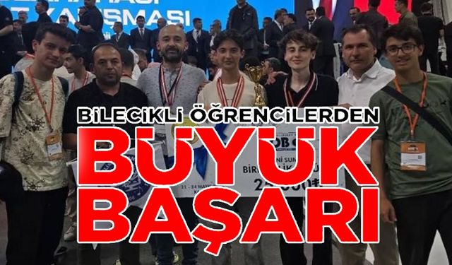 ÖĞRENCİLERDEN BÜYÜK BAŞARI