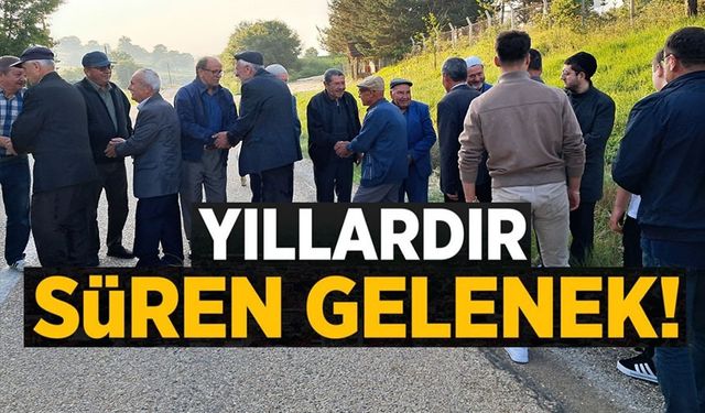 GÜMÜŞDERE KÖYÜNDE 1 BUÇUK ASIRDIR BAYRAM GELENEĞİ SÜRDÜRÜLÜYOR