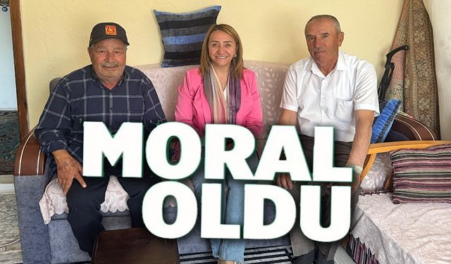 BAŞKAN TEKİN, KIBRIS GAZİSİNE MORAL OLDU